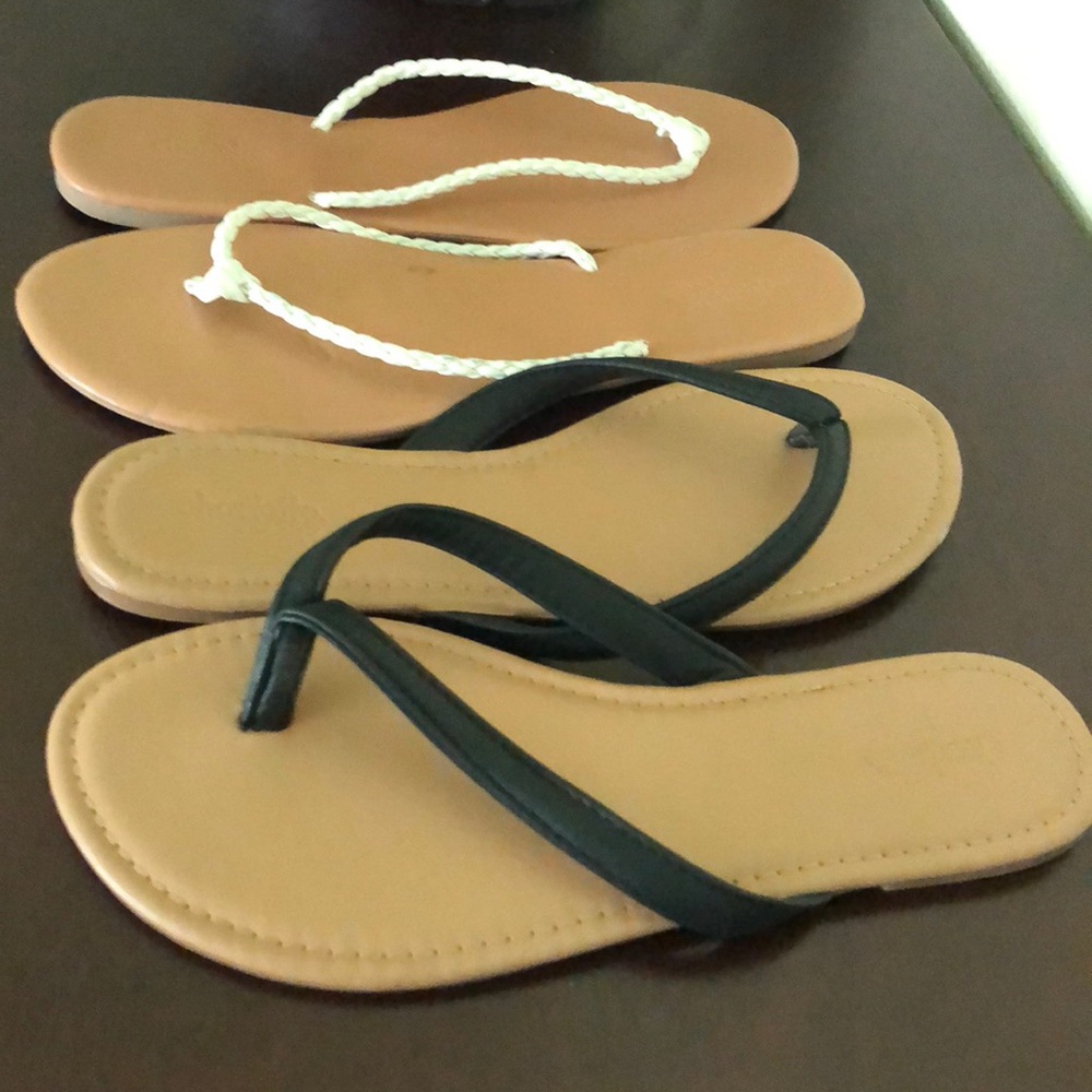 Two pairs flip flops